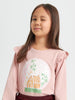 Sinsay Girl's Pastel Pink Ruffle Shoulder Blouse | Sinsay In Lebanon