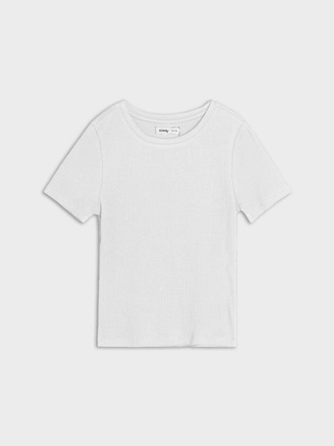 Sinsay Girl's Cream T-Shirt  | Sinsay in Lebanon