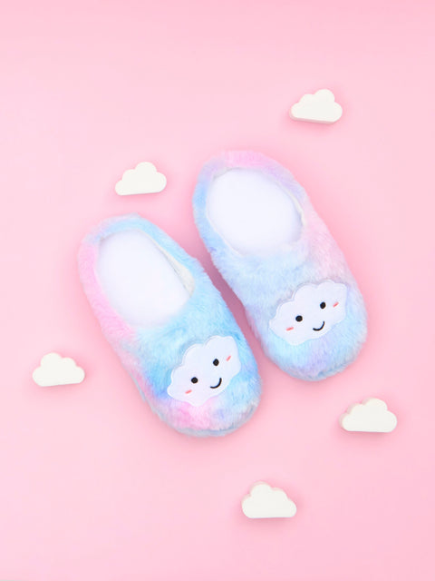 Sinsay Girls’ Multi-Color Cloud Plush Slippers | Sinsay in Lebanon