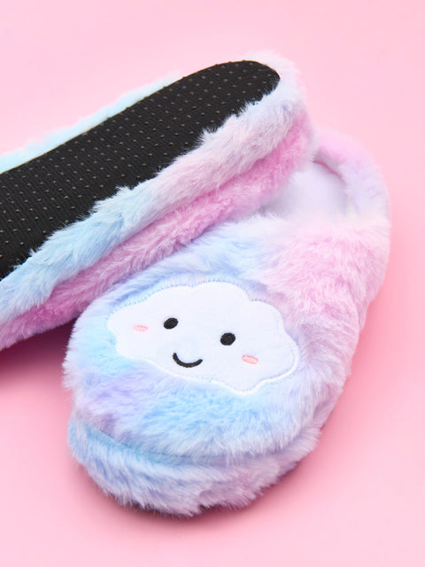 Sinsay Girls’ Multi-Color Cloud Plush Slippers | Sinsay in Lebanon