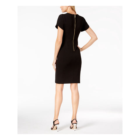 Calvin Klein Women's Black Dress ABF174 shr