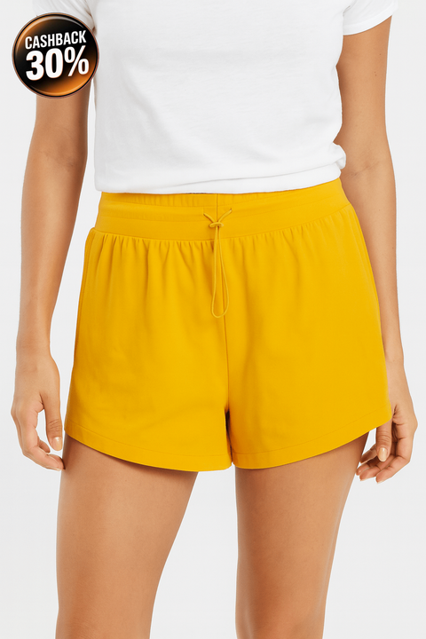 Chelsea Peers Women's Orange Short AMF2101