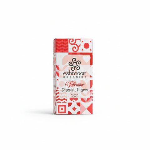 Eshmoon Organics Valentine Chocolate Fingers 100g |Eshmoon In Lebanon