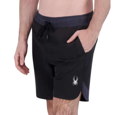 Spyder Men's Black UPF 30+ Breathable Comfort Stretch Swim Short | Spyder In Lebanon