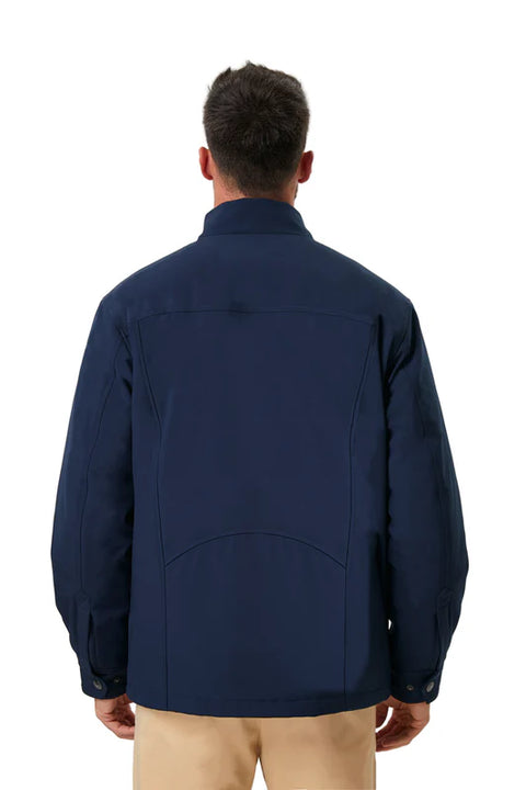 Hawke & Co Outfitter Men's Navy Cortland Flannel Lined Soft Shell Jacket | Hawke & Co In Lebanon