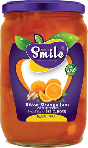 Minnesota Smile Bitter Orange Jam With Almonds 800g