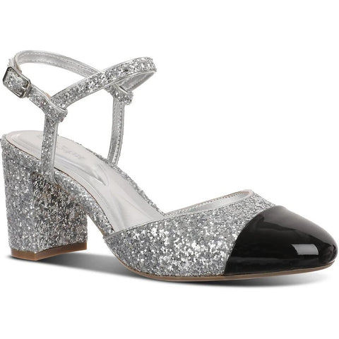 On 34th Women's Silver Dotti Captoe Heeled Sandal | On 34th In Lebanon