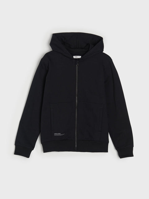 Sinsay Boy's Black Basic Zip Up Jacket | Sinsay in Lebanon