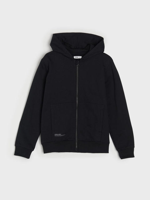 Sinsay Boy's Black Hooded Jacket | Sinsay In Lebanon