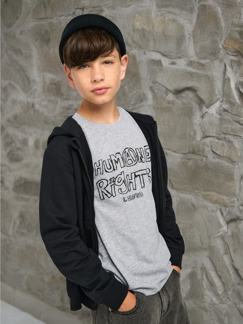 Sinsay Boy's Black Hooded Jacket | Sinsay In Lebanon