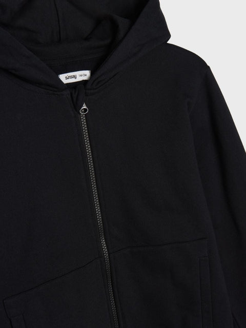 Sinsay Boy's Black Hooded Jacket | Sinsay In Lebanon