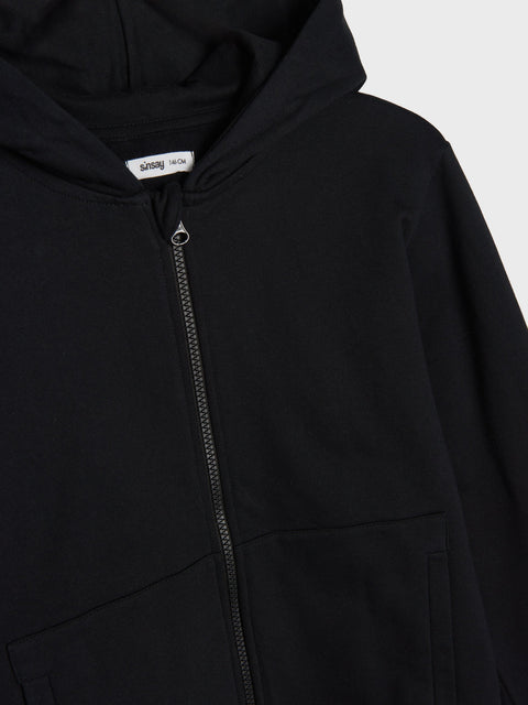 Sinsay Boy's Black Basic Zip Up Jacket | Sinsay in Lebanon