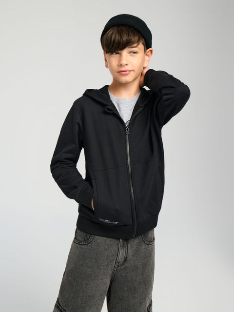 Sinsay Boy's Black Hooded Jacket | Sinsay In Lebanon