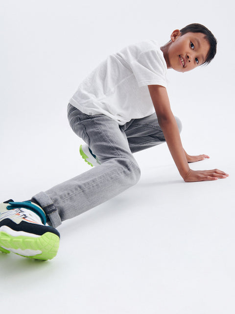 Reserved Boy's Grey Regular Fit Jeans With A Washed Effect | Reserved In Lebanon