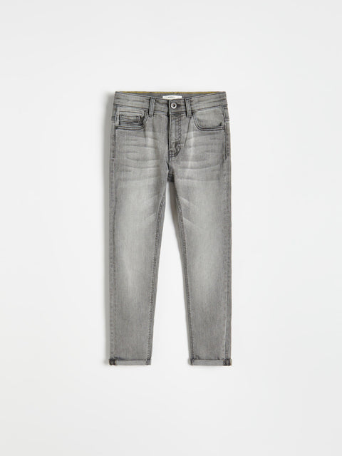 Reserved Boy's Grey Regular Fit Jeans With A Washed Effect | Reserved In Lebanon
