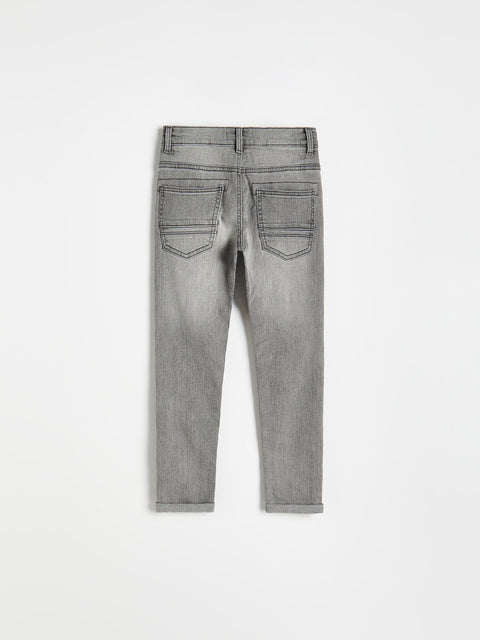 Reserved Boy's Grey Regular Fit Jeans With A Washed Effect | Reserved In Lebanon