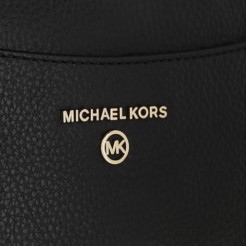 Michael Kors Women's Black Jet Set Medium Pebbled Leather Shoulder Bag | Michael Kors In Lebanon