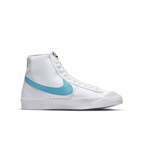 Nike Women's White & Blue Blazer Mid GS Sneakers |Nike In Lebanon