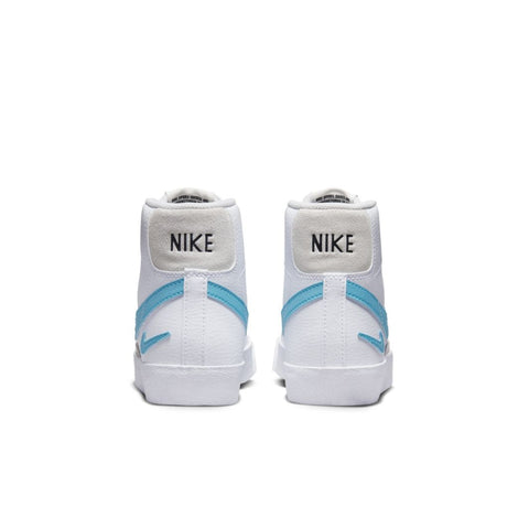 Nike Women's White & Blue Blazer Mid GS Sneakers |Nike In Lebanon