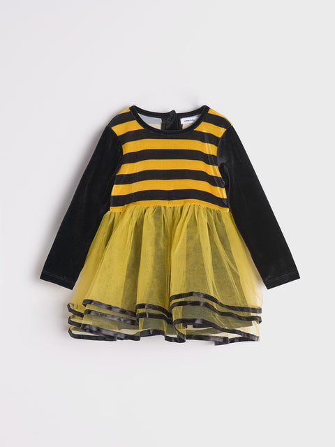 Sinsay Baby Girl's Yellow/Black Bee Dress | Sinsay In Lebanon