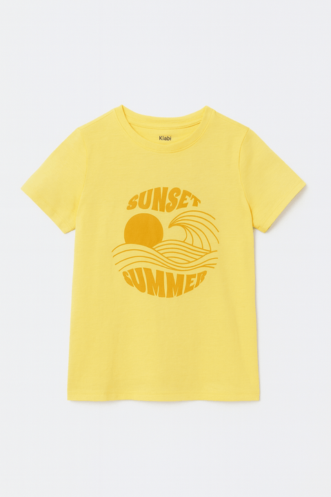 Sinsay Boy's Yellow Short-Sleeve T-Shirt |Sinsay In Lebanon