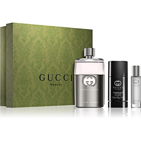 Gucci Women's Green Eau De Toilette Beauty Guilty Gift Set 3 pcs|Gucci In Lebanon