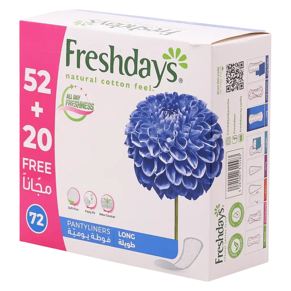 Freshdays Ladies Pads Long Grande 52+20 Pads