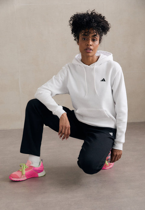 Adidas Women's White Small Logo Hoodie | Adidas In Lebanon