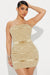 Forever 21 Women's Tan Multi Crisscross Mini Dress |Forever 21 In Lebanon