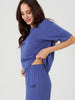 Sinsay Women's Dark Blue Two-Piece Pajama Set | Sinsay In Lebanon