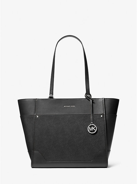 Michael Kors Women's Black Harrison Large Leather Tote Bag | Michael Kors In Lebanon