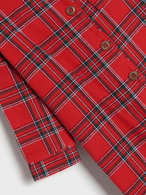 Sinsay Fox & Bunny Baby Girl's Red Short Sleeve Overall | Sinsay In Lebanon