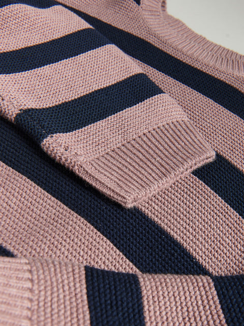 Reserved Boy's Navy Structured Striped Sweater | Reserved In Lebanon