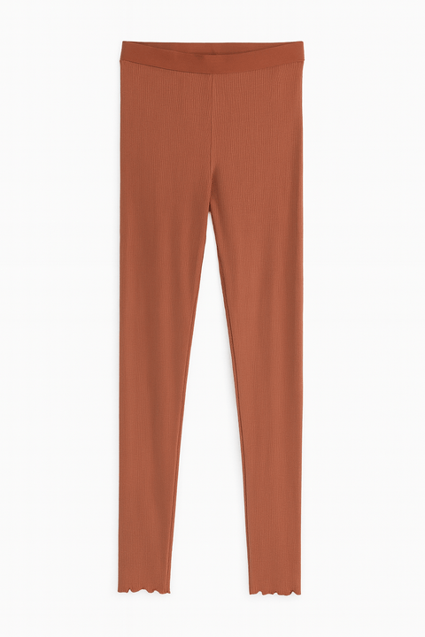 POMPdeLUX Girl's Coral Stripped Leggings | POMPdeLUX in Lebanon