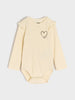Sinsay Girl's CREAM print 2 PACK bodysuit AYA