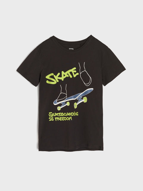 Sinsay Boy's Black Cotton Pajama Set With Print | Sinsay In Lebanon