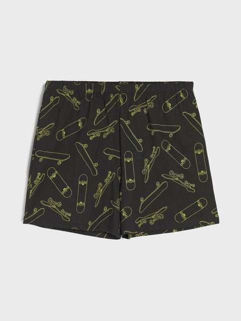 Sinsay Boy's Black Cotton Pajama Set With Print | Sinsay In Lebanon