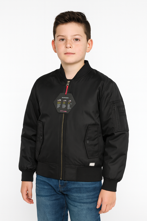S.Oliver Boy's Black Zippered Jacket |S.Oliver in Lebanon