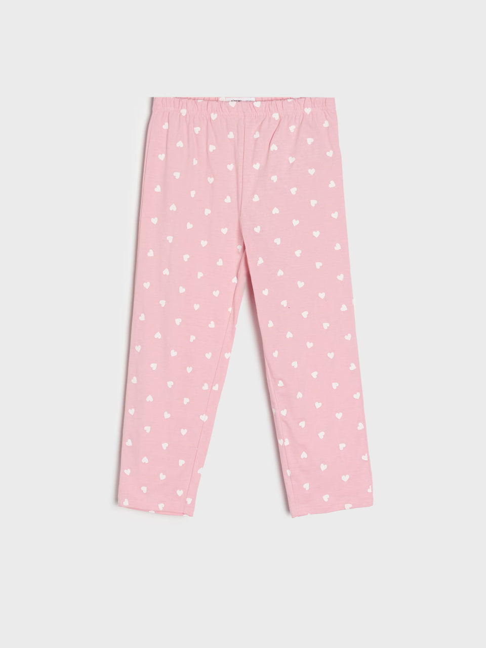Sinsay GIRLS PINK HEART PRINTED PAJAMA BOTTOM 1