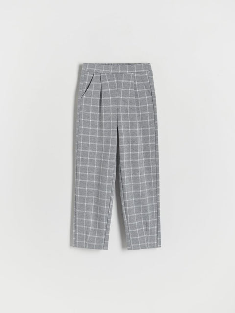 Reserved Girl's Gray Checkered Trouser |Reserved In Lebanon