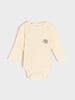 Sinsay Baby Girls’ Beige Elephant Graphic Bodysuit | Sinsay in Lebanon