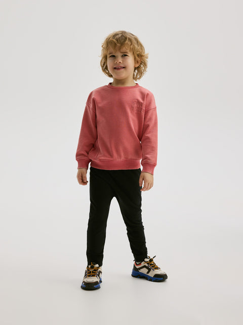 Reserved Baby Boy's Black Elastic Waist Cotton Leggings | Reserved In Lebanon