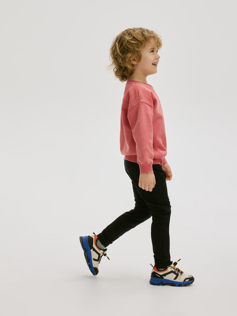 Reserved Baby Boy's Black Elastic Waist Cotton Leggings | Reserved In Lebanon