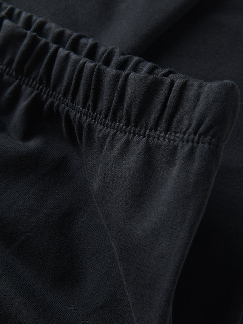 Reserved Baby Boy's Black Elastic Waist Cotton Leggings | Reserved In Lebanon