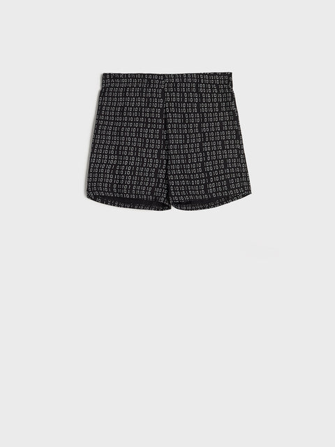 Sinsay Boy's Black & Grey Pajama Short Set | Sinsay In Lebanon