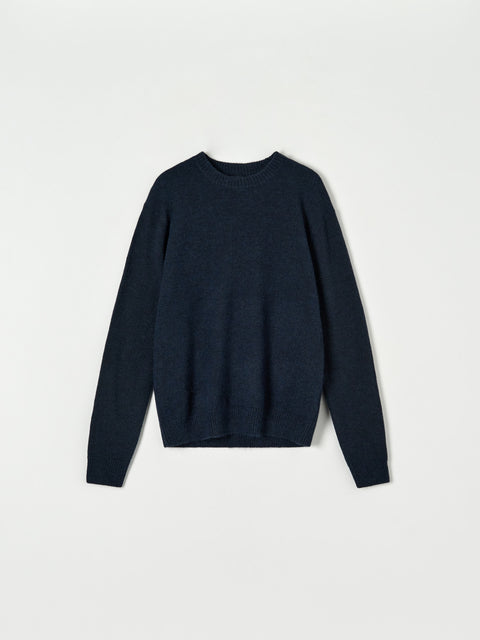 Sinsay Men's Navy Dropped Shoulders Sweater | Sinsay in Lebanon