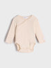 AYA  Sinsay Baby Boy's 2-Pack Bodysuit Beige & Off White