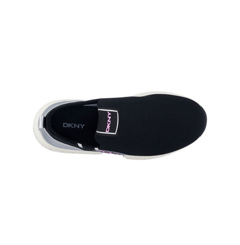 DKNY Girl's Black Maddie Stripe Slip On Sneakers | DKNY In Lebanon