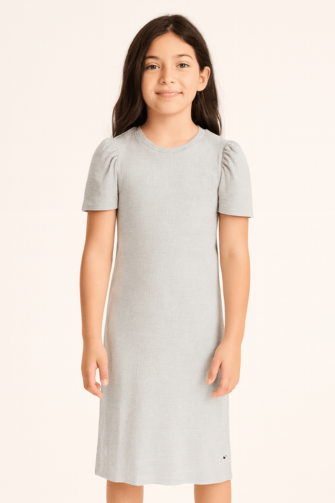 POMPdeLUX Girl's Grey  Dress  |POMPdeLUX in Lebanon