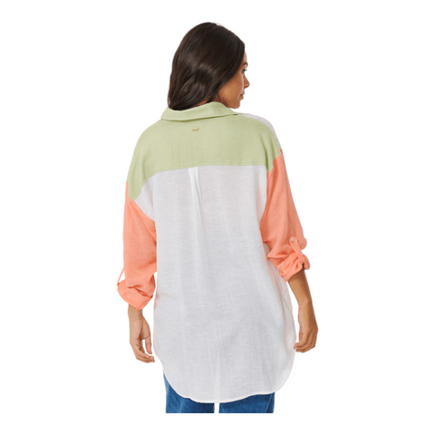 Rip Curl Women's Multicolor Long Sleeve Button Through Shirt |Rip Curl In Lebanon